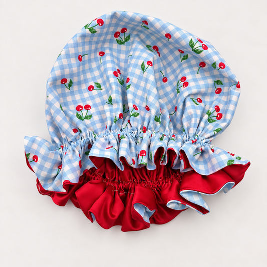 Berry basket Bonnet 100% Silk Lining