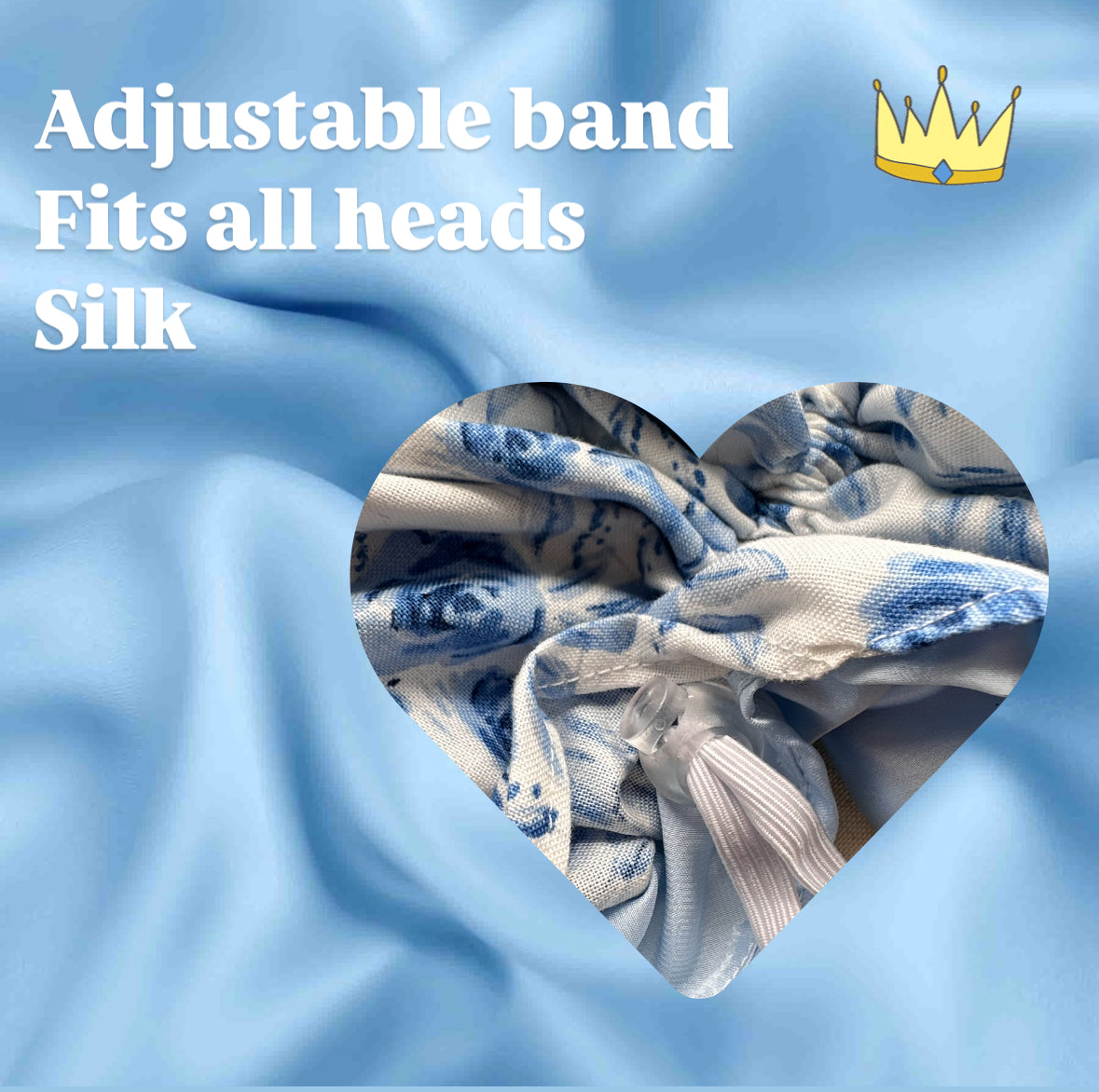 Royal dream Bonnet 100% Silk
Lining