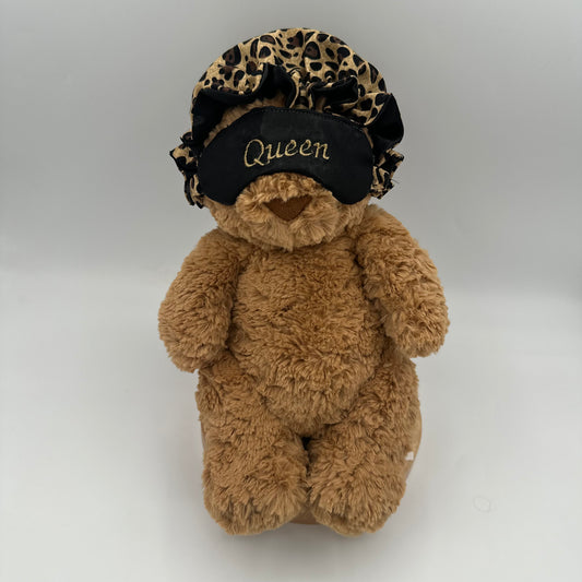 Leopard Glamour Mini Bonnet