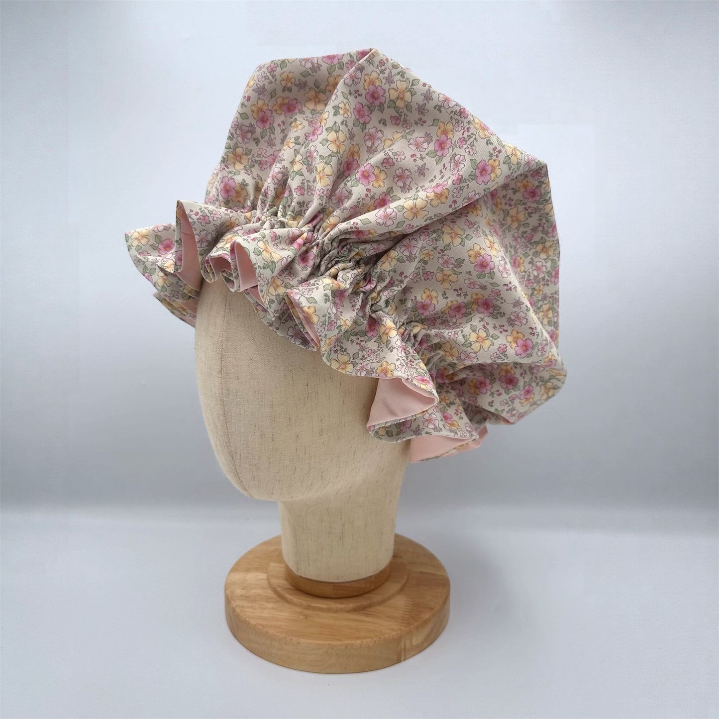 Cotton Candy Bonnet 100% Silk Lining