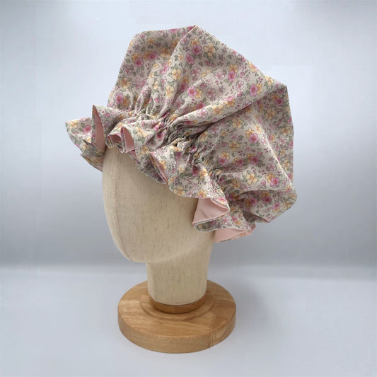 Cotton Candy Bonnet 100% Silk Lining
