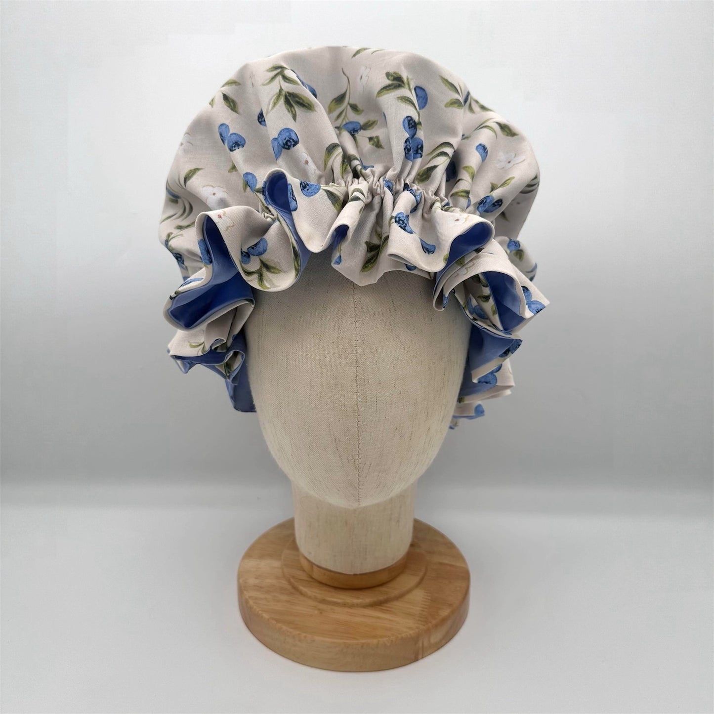 Blueberry Buttercake Bonnet 100% Silk Lining