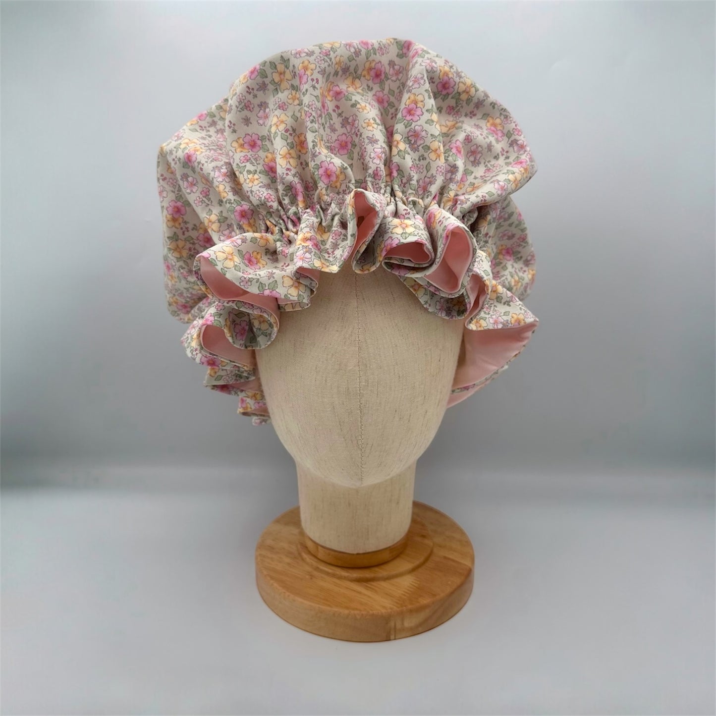 Cotton Candy Bonnet 100% Silk Lining