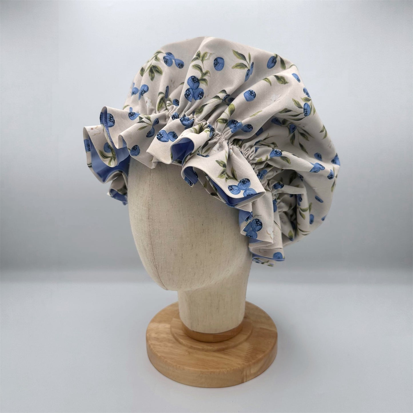Blueberry Buttercake Bonnet 100% Silk Lining