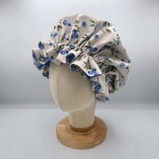 Blueberry Buttercake Bonnet 100% Silk Lining
